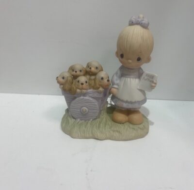 Precious Moments God Loveth A Cheerful Giver 694908 SIGNED Sam