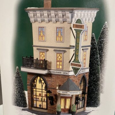 Dept 56 Foster Pharmacy Christmas in the City 58916