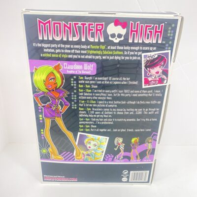 Monster High 1st Wave Clawdeen Wolf Dawn Of The Dance Doll Mattel Nrfb - Image 2