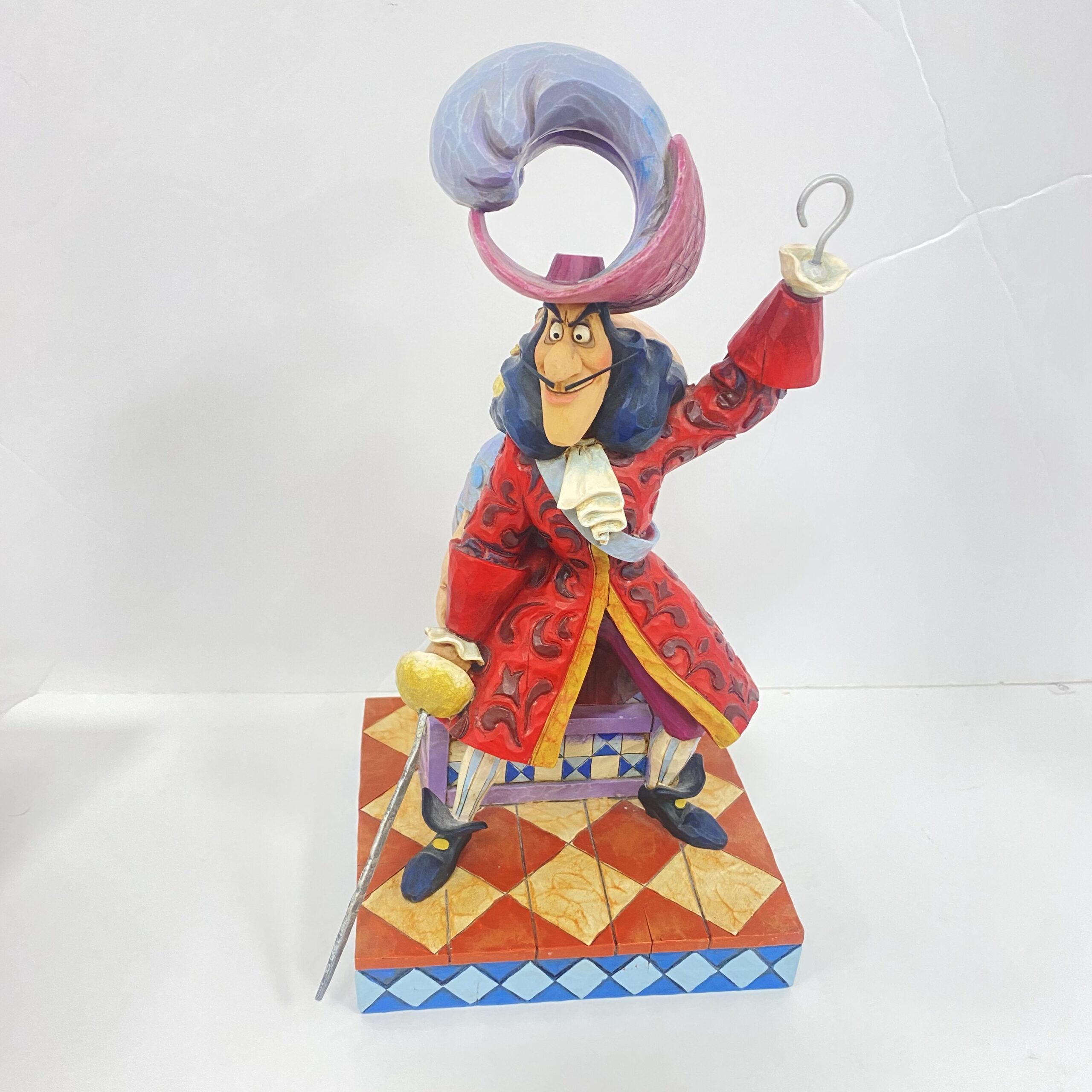 Jim Shore Captain Hook And Mr. Smee 2-Sided “Beware” Disney