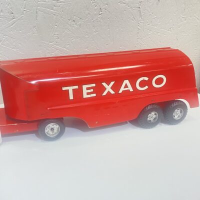 Vintage 1950’s Buddy L Pressed Steel Texaco Oil Tanker Truck 24in Rare - Image 3