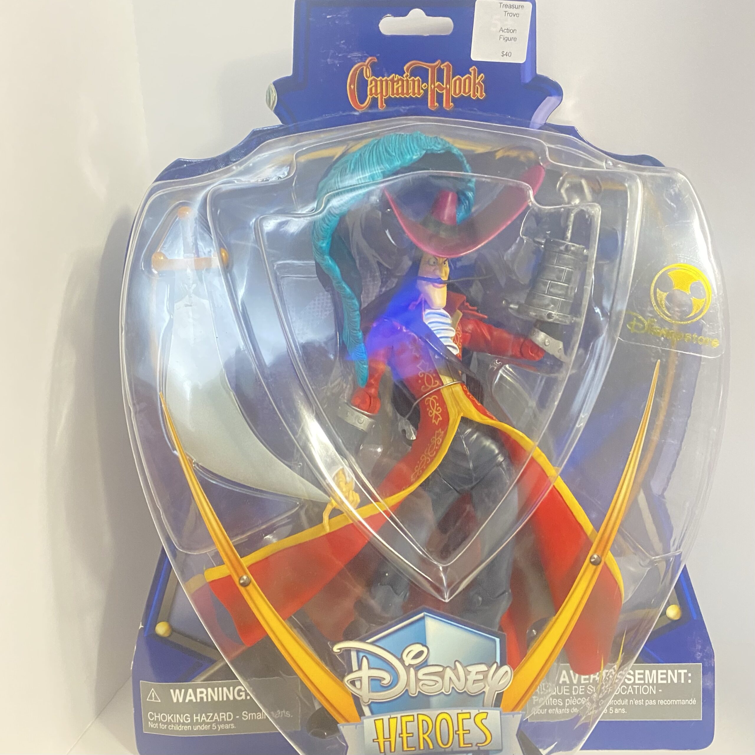 Disney Store Peter Pan Captain Hook Disney Heroes Action Figure Toy -  Treasure Trove Collectibles & Marketplace
