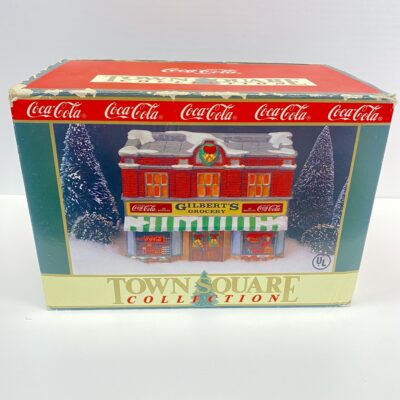 Coke Coca-cola Town Square Collection Gilbert’s Grocery Christmas Village Building