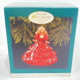 Hallmark Keepsake Barbie 1996 Club Edition Happy Holidays Ornament