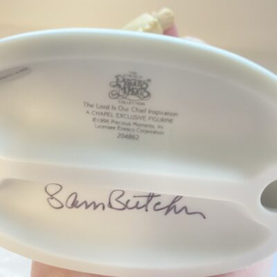 Precious Moments The Lord Is Our Chief Inspiration Figurine SIGNED Sam 204862 - Image 2