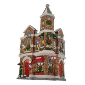 Dept 56 Jacks Corner Barber Shop Original Snow Village 54062
