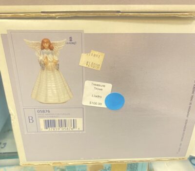 Lladro “Angelic Cymbalist” Porcelain Figurine Tree Topper 05876 Retired MIB - Image 4