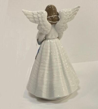 Lladro “Angelic Cymbalist” Porcelain Figurine Tree Topper 05876 Retired MIB - Image 2