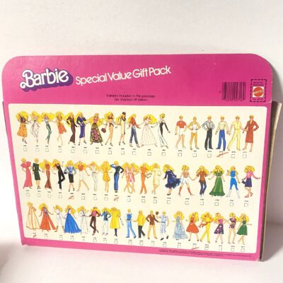 Mattel Barbie Doll 1982 Special Value Gift Pack Purse + 6 Fashions NRFB #4716 - Image 2