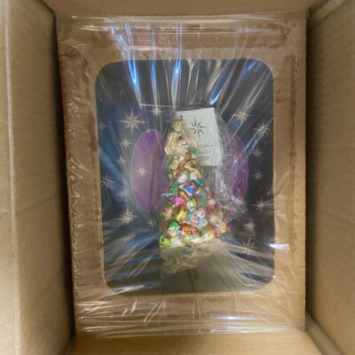 Christopher Radko Blown Glass Bunny Rabbit Christmas Tree Ornament Orig Box - Image 2