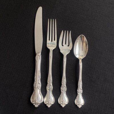 Reed & Barton Savannah Sterling Silver Flatware 4 pc Setting