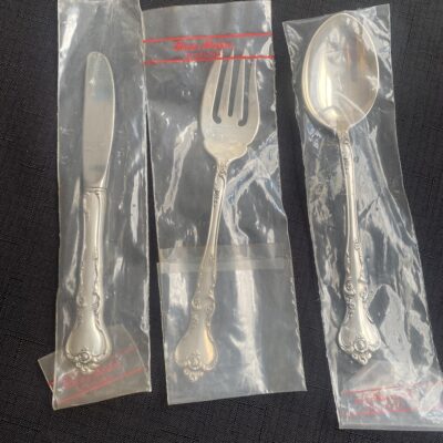 Reed & Barton Savannah Sterling Silver Flatware 3 pc Setting NIP