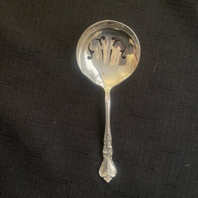 Reed & Barton Savannah Sterling Silver Flatware Bon Bon Spoon Pierced Bowl