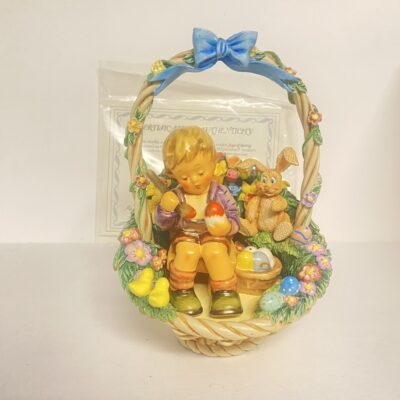 Goebel Hummel “Joys of Spring” & “Easter’s Coming” Hummelscape w/ Ship box