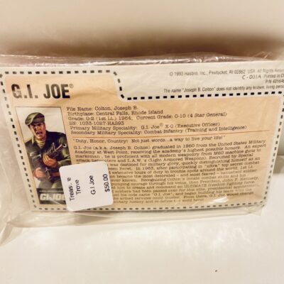 1993 Hasbro GI JOE Joseph Colton Military Specialist SEALED - Image 2