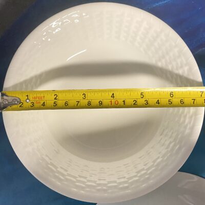 Wedgwood Nantucket Geo Davis Basket Weave Soup Salad Cereal 7” Bowl Set 4 England 1986 NM-M - Image 3