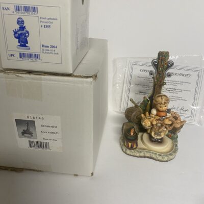 Goebel Hummel Hummelscape Oktoberfest & Pretzel Girl Orig Box - Image 2