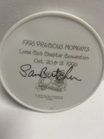 Precious Moments Perfect Display 15 Happy Years Anniversary Medallion 177083 SIGNED - Image 2