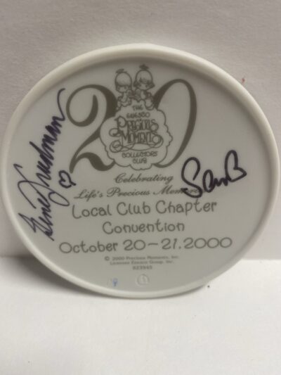 Precious Moments A Beary Loving Collector Medallion SIGNED 823945 RARE - Image 2