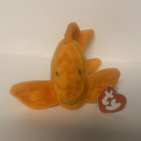 RARE Ty Beanie Boo Goldie the Fish Stuffed Plush MWMT 4023