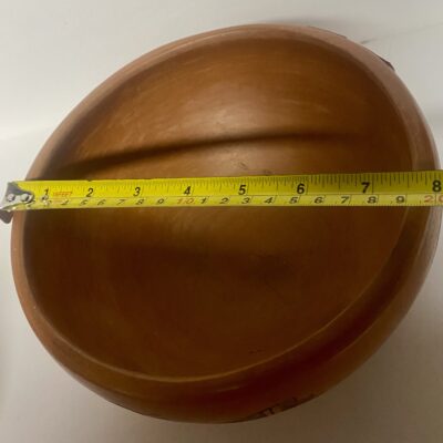 Vtg Hopi Pueblo Native American Pottery Roberta Silas 8”x 4” Bowl Signed Handmade - Image 2