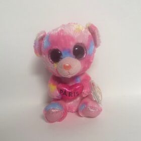 RARE Ty Beanie Boo Paris France Import Exclusive Stuffed Plush MWMT