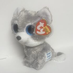 Ty Beanie Baby Warrior Gray Wolf Great Wolf Lodge Exclusive Stuffed Plush MWMT
