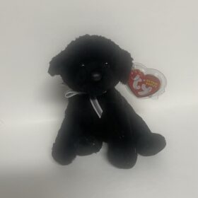 Ty Beanie Baby Chaser Black Lab Dog Stuffed Plush Toy