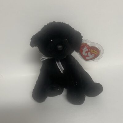 Ty Beanie Baby Chaser Black Lab Dog Stuffed Plush Toy