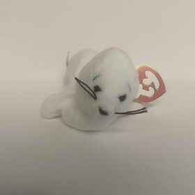 RARE Ty Beanie Babies Seamore the Seal Stuffed Plush MWMT 4029