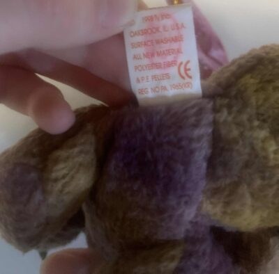 RARE 1998 Ty Beanie Babies Scorch the Dragon Cincinnati Reds Stuffed Plush MWMT - Image 6