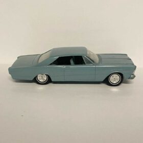 AMT 1966 Ford Galaxie 500 PROMO MODEL Hardtop Turquoise Blue Diecast CAR