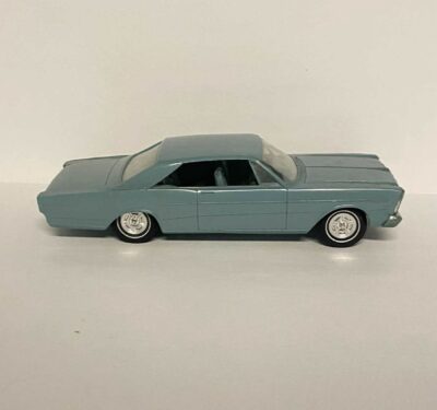 AMT 1966 Ford Galaxie 500 PROMO MODEL Hardtop Turquoise Blue Diecast CAR