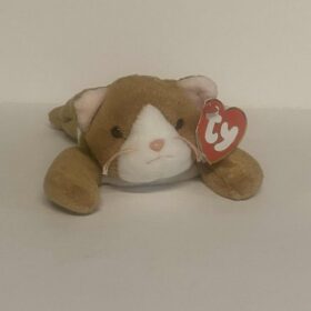 RARE Ty Beanie Babies Nip the Cat Stuffed Plush MWMT 4003