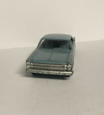 AMT 1966 Ford Galaxie 500 PROMO MODEL Hardtop Turquoise Blue Diecast CAR - Image 4