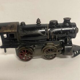 Vintage PreWar Ives No 19 Cast Iron Electric Train Locomotive